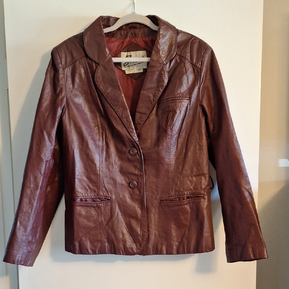 Women's Brown Leather Jacket